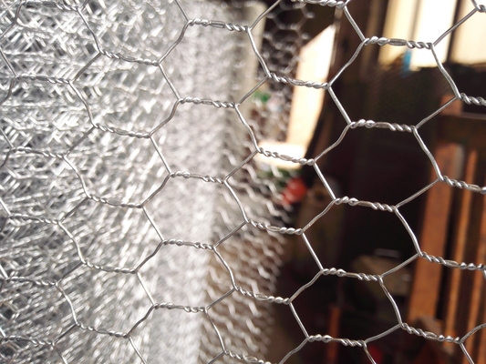 Stainless steel Hexagonal Wire Netting With Low Carbon Steel Wire Q195 Material