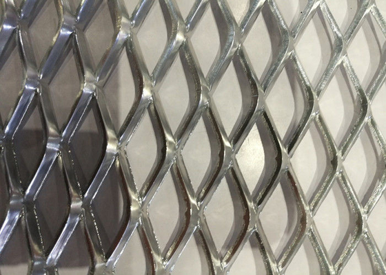 المجلفن الموسع المعدنية شاشة شبكة الفولاذ المقاوم للصدأ الماس هول الشكل حسب الطلب